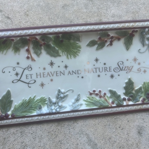 Grasslands Road 'Let Heaven and Nature Sing' Cheese Plate - Picture 1 of 8